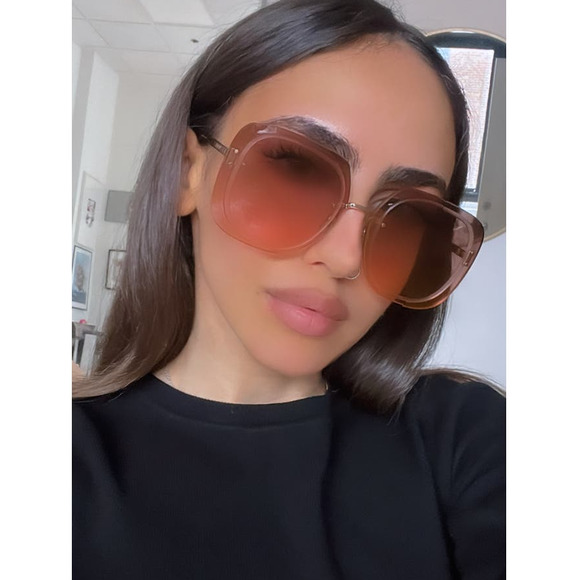 NEW Dior UltraDior SU Sunglasses in Dark Pink Gradient Lens - Picture 1 of 9